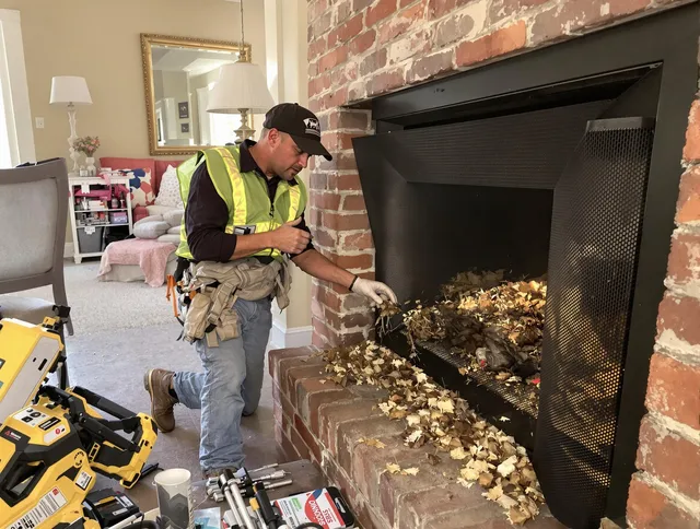 Safe screening installation by North Olmsted Chimney Sweep in North Olmsted, OH