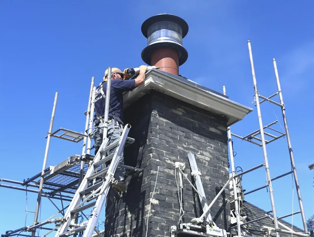 Sturdy chimney crown finished by North Olmsted Chimney Sweep in North Olmsted, OH