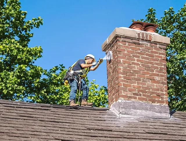 North Olmsted Chimney Sweep performing an inspection with advanced tools in North Olmsted, OH