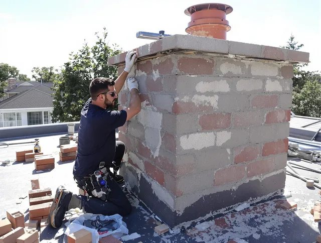 Advanced chimney repair process by North Olmsted Chimney Sweep in North Olmsted, OH