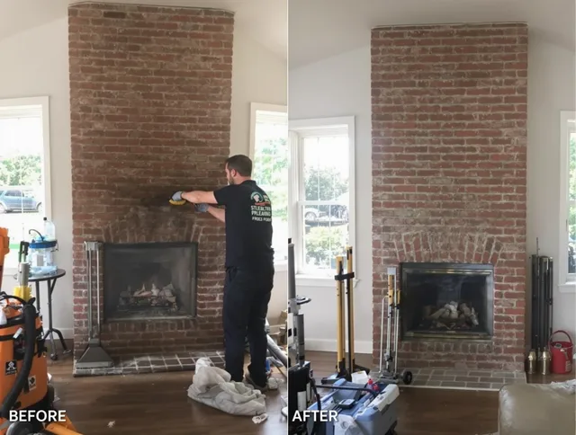 Finished chimney sweeping service by North Olmsted Chimney Sweep in North Olmsted, OH